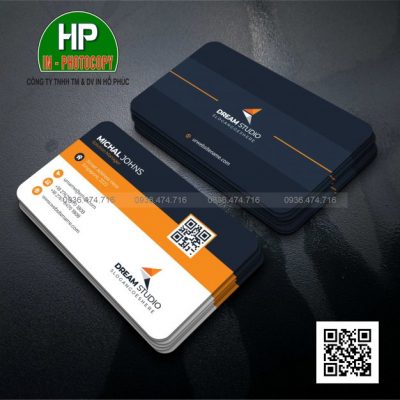 Im name card tự thiết kế 2 mặt tại In Hồ Phúc